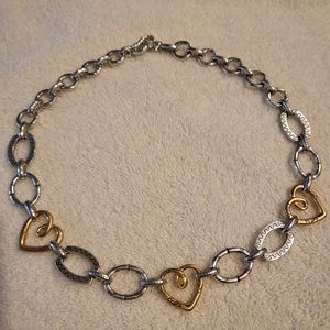 Brighton necklace two tone